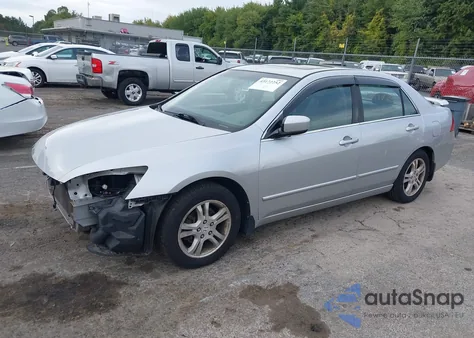 2007 Honda Accord 2.4 Ex из США, поврежденный, VIN 1HGCM56797A178661